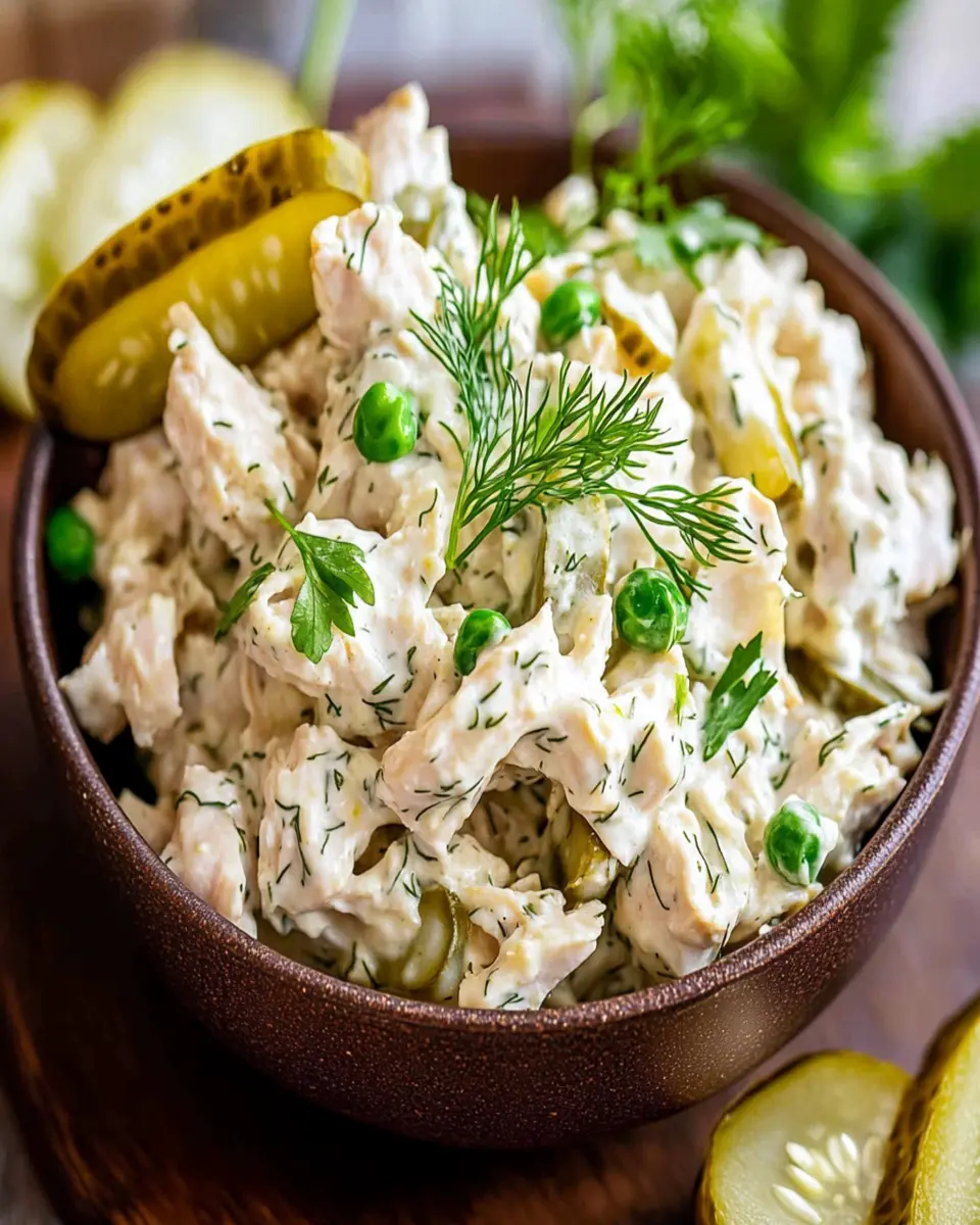 Dill Pickle Chicken Salad: The Best Crunch You’ll Crave