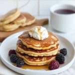 4 Ingredient Keto Low Carb Vanilla Ricotta Pancakes First Image First Image