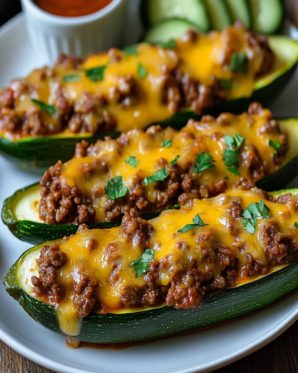 Cheeseburger Zucchini Boats: Juicy Goodness You’ll Crave