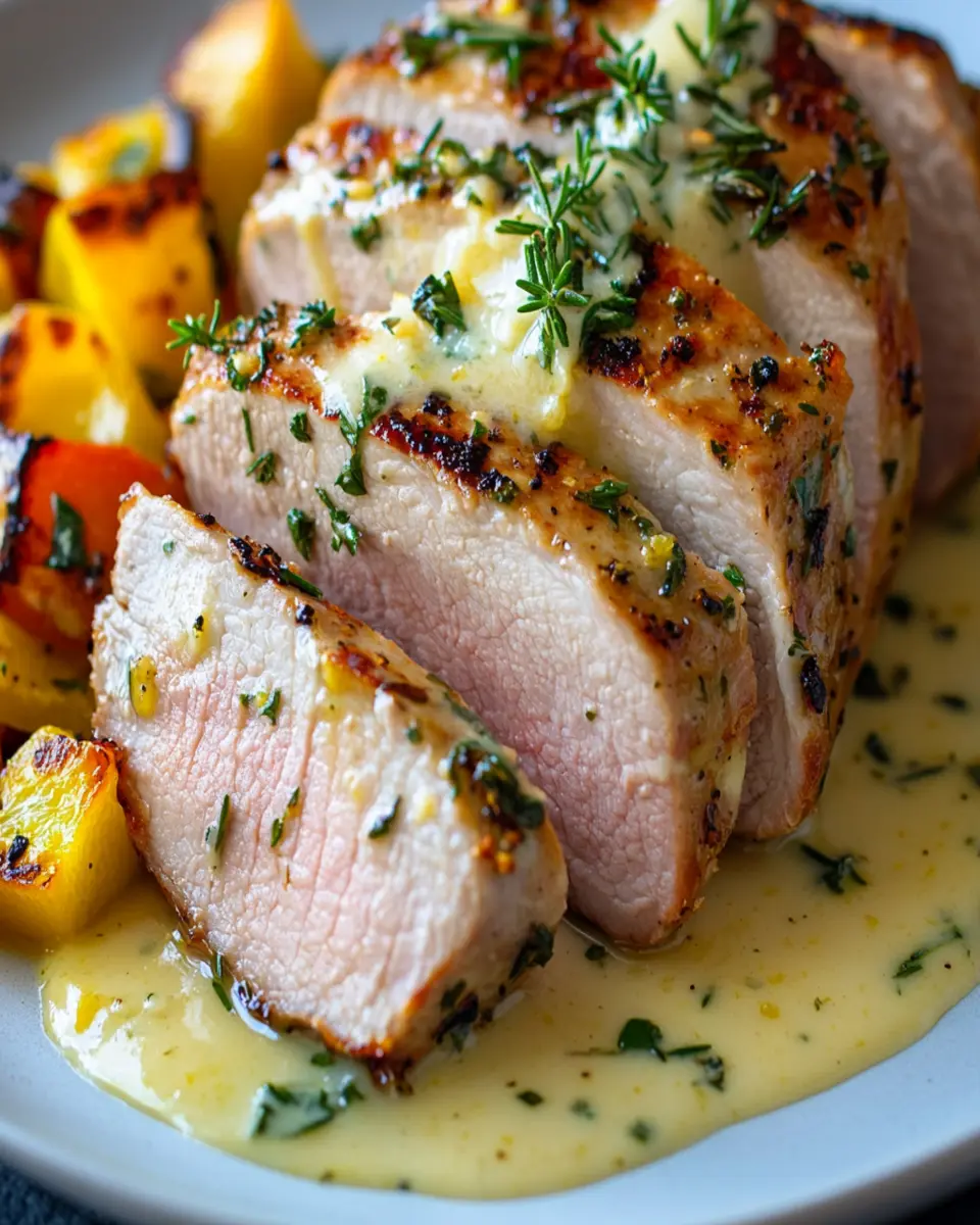 Keto Oven Roasted Pork Loin: Juicy Perfection with Lemon Aioli
