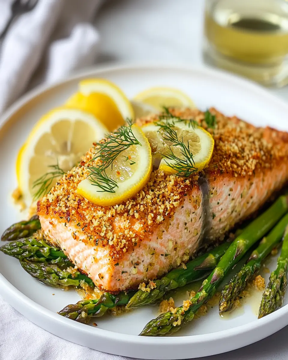 Keto Almond Parmesan Crusted Salmon: Easy Lemon-Dill Delight