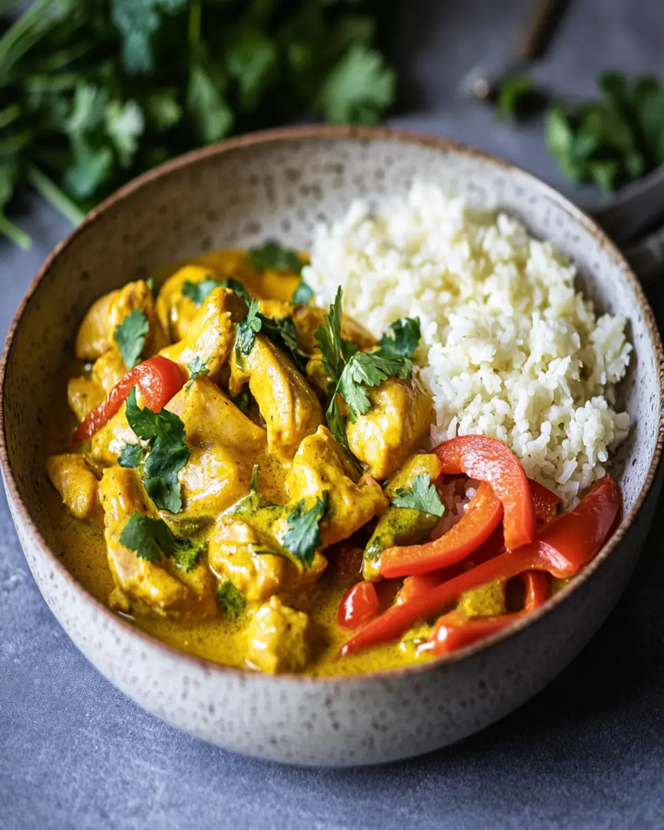 Keto Coconut Curry Chicken: Easy Indulgence for Dinner Bliss