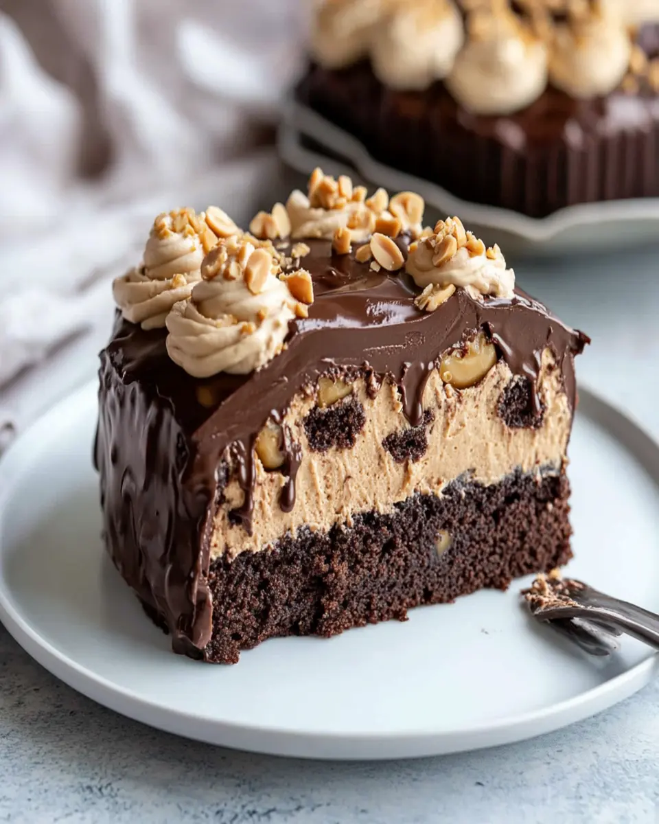 Keto Chocolate Peanut Butter Poke Cake: Decadently Guilt-Free!