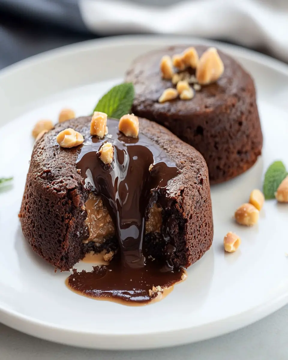 Keto Chocolate Peanut Butter Lava Cakes: Indulgent & Guilt-Free Treat 6