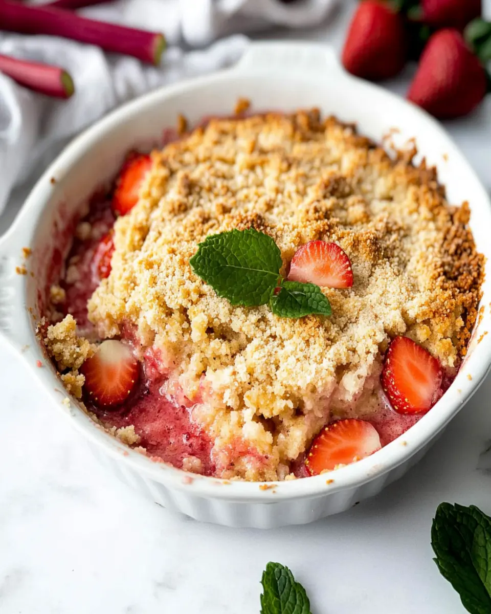 Keto Strawberry Rhubarb Dump Cake: Irresistibly Easy Delight