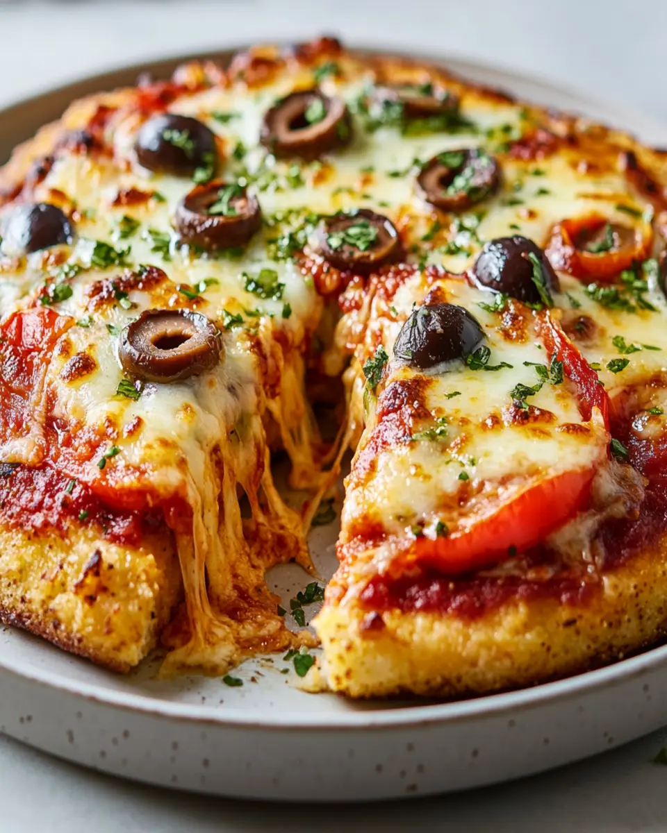 Keto-Friendly Cheesy Pan Pizza: The Best Guilt-Free Slice!