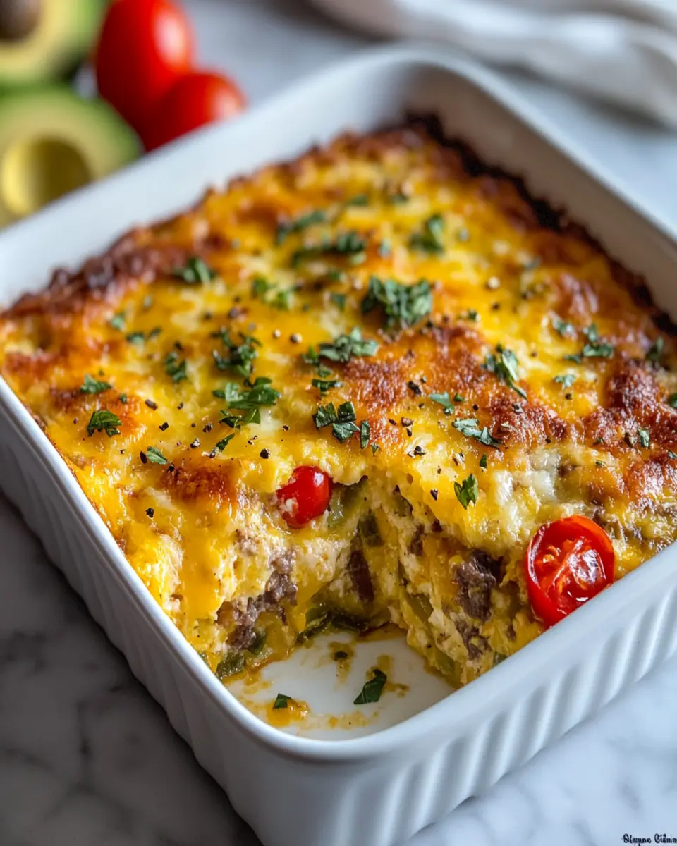 Low Carb Keto Breakfast Casserole: Easy & Delicious Kickstart!