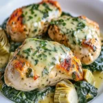 Keto Spinach-Artichoke Chicken First Image First Image