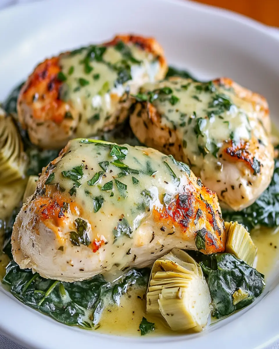 Keto Spinach Artichoke Chicken: Juicy Flavor, Guilt-Free Indulgence