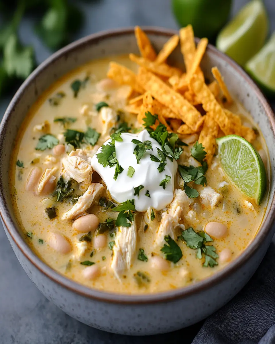 Keto White Chicken Chili That’ll Warm Your Soul and Satisfy