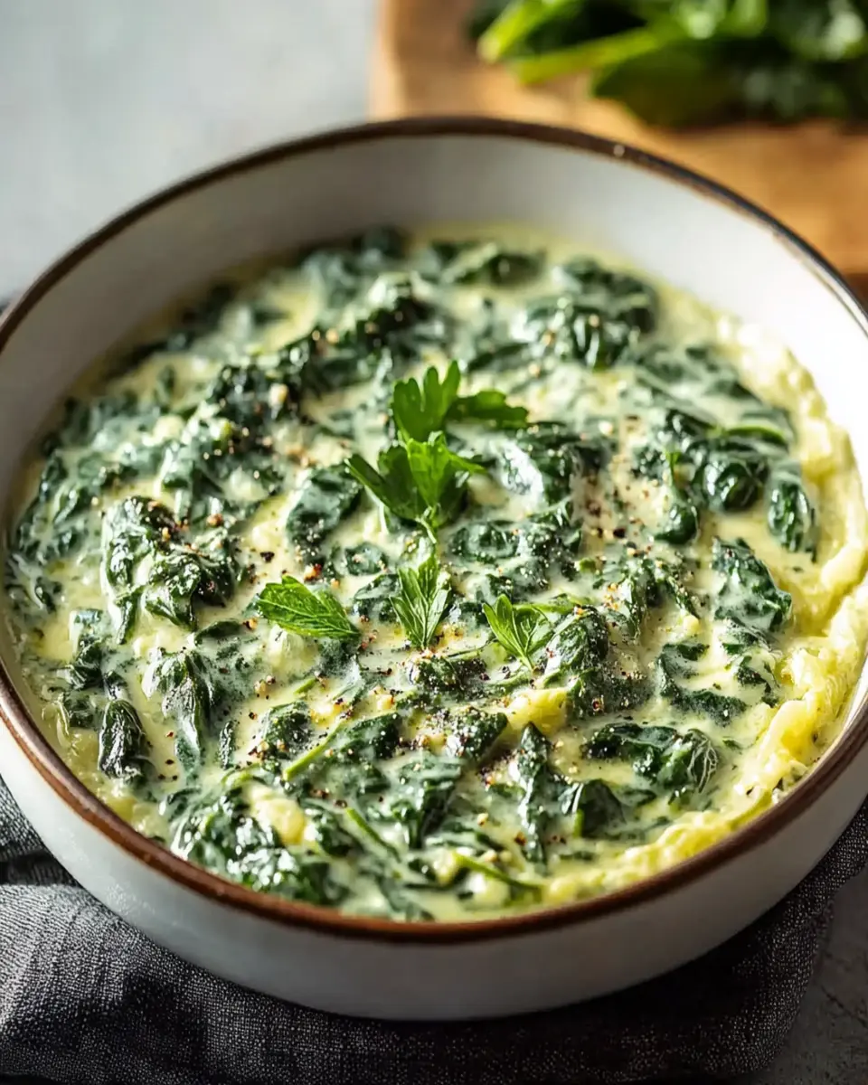 Steakhouse Keto Creamed Spinach: Indulgent & Guilt-Free Delight