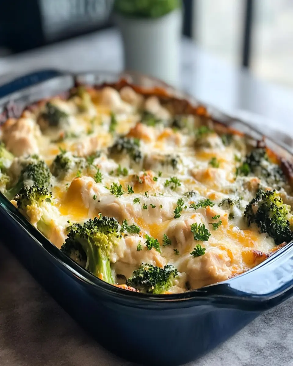 Keto Chicken Broccoli Casserole: Easy, Cheesy Comfort Food!