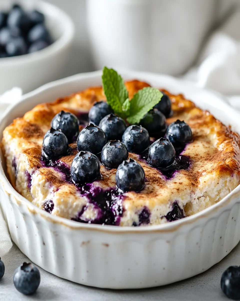 Keto Blueberry Cottage Cheese Breakfast Bake: Irresistibly Easy!