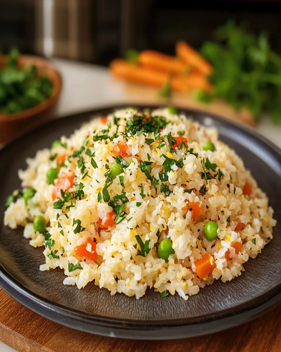 Cauliflower Rice Pilaf: The Best Guilt-Free Comfort Dish