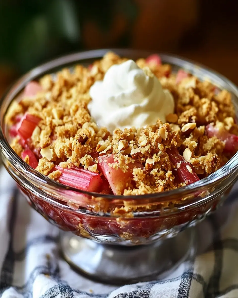Keto Rhubarb Crisp: Indulge in Guilt-Free Sweetness!