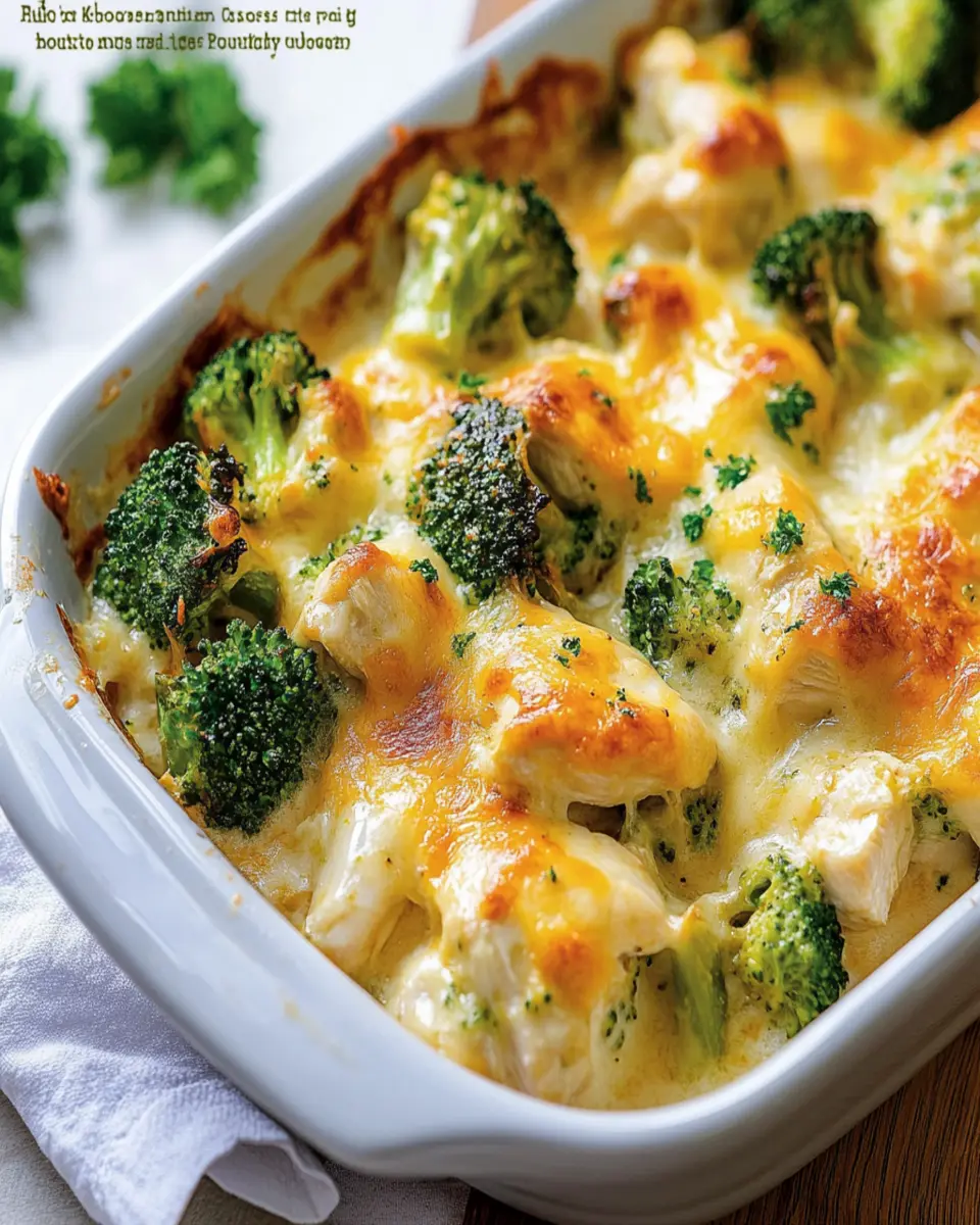 Keto Chicken Broccoli Casserole: Your Easy Comfort Food Joy