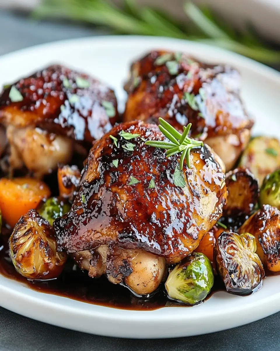 Slow Cooker Balsamic Chicken Thighs: Easy, Juicy Perfection!