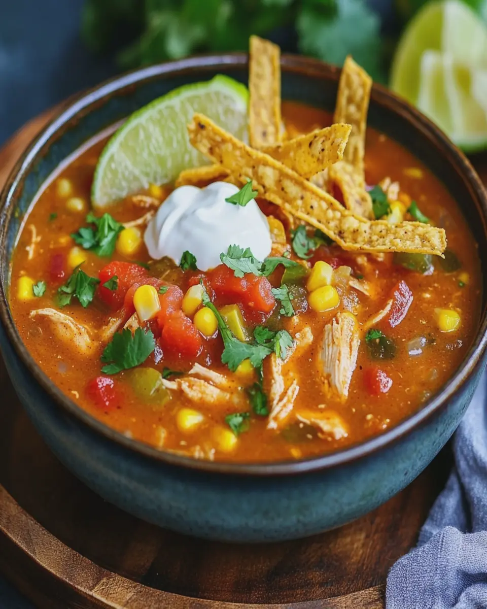 Chicken Enchilada Soup: The Best Cozy Comfort Dish Ever