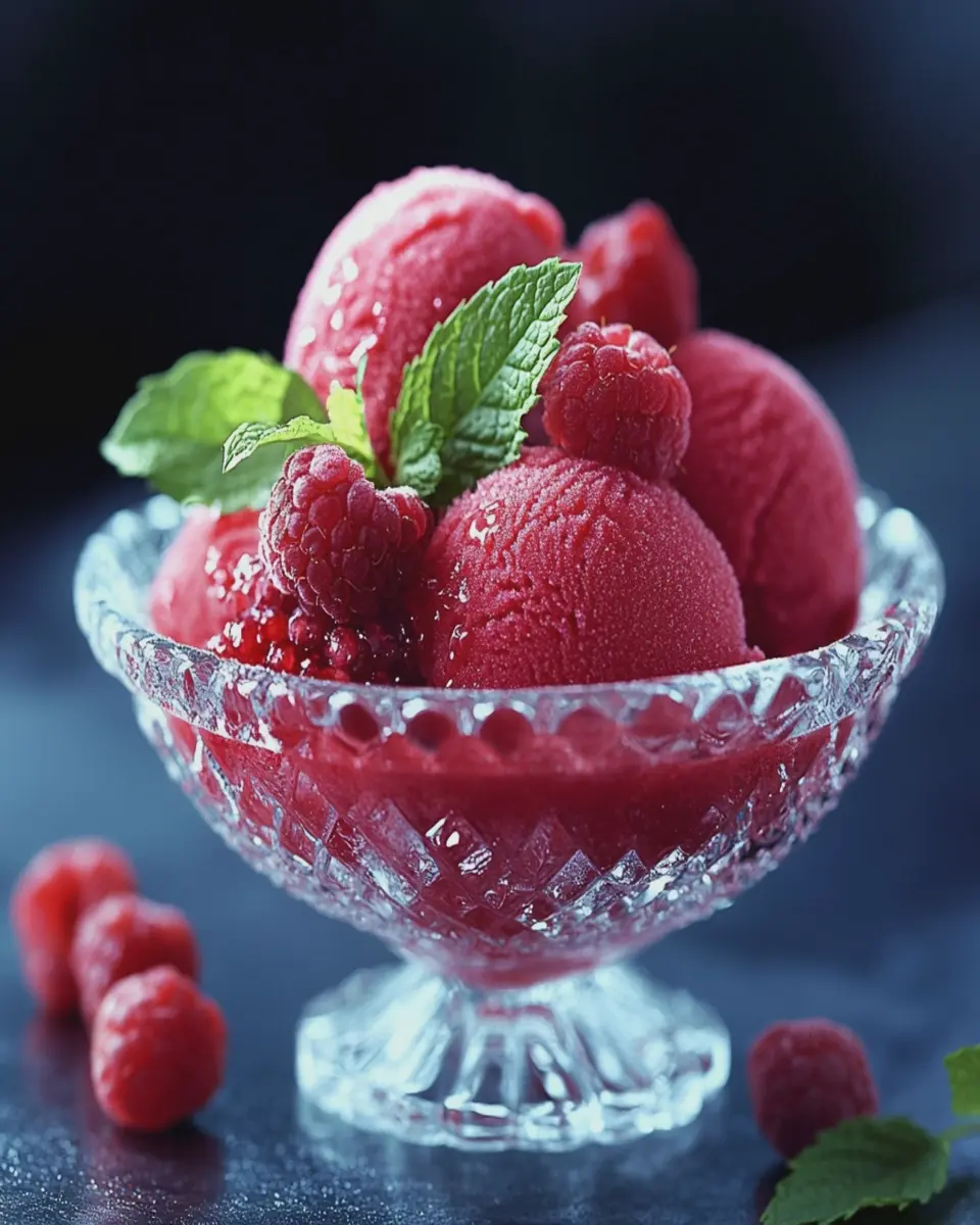 Sugar Free Raspberry Sorbet: The Best Guilt-Free Delight