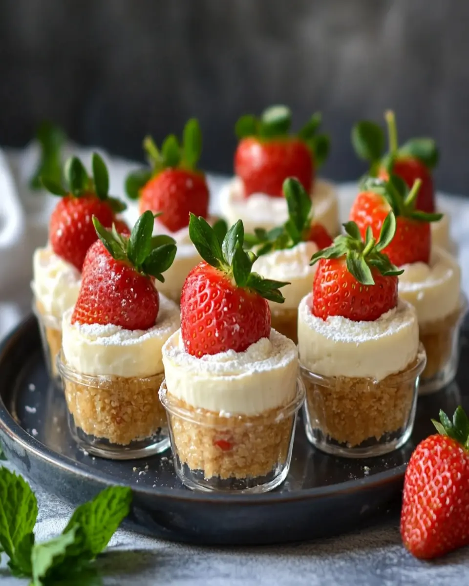 No Bake Mini Low Carb Keto Strawberry Cheesecakes You’ll Adore 5
