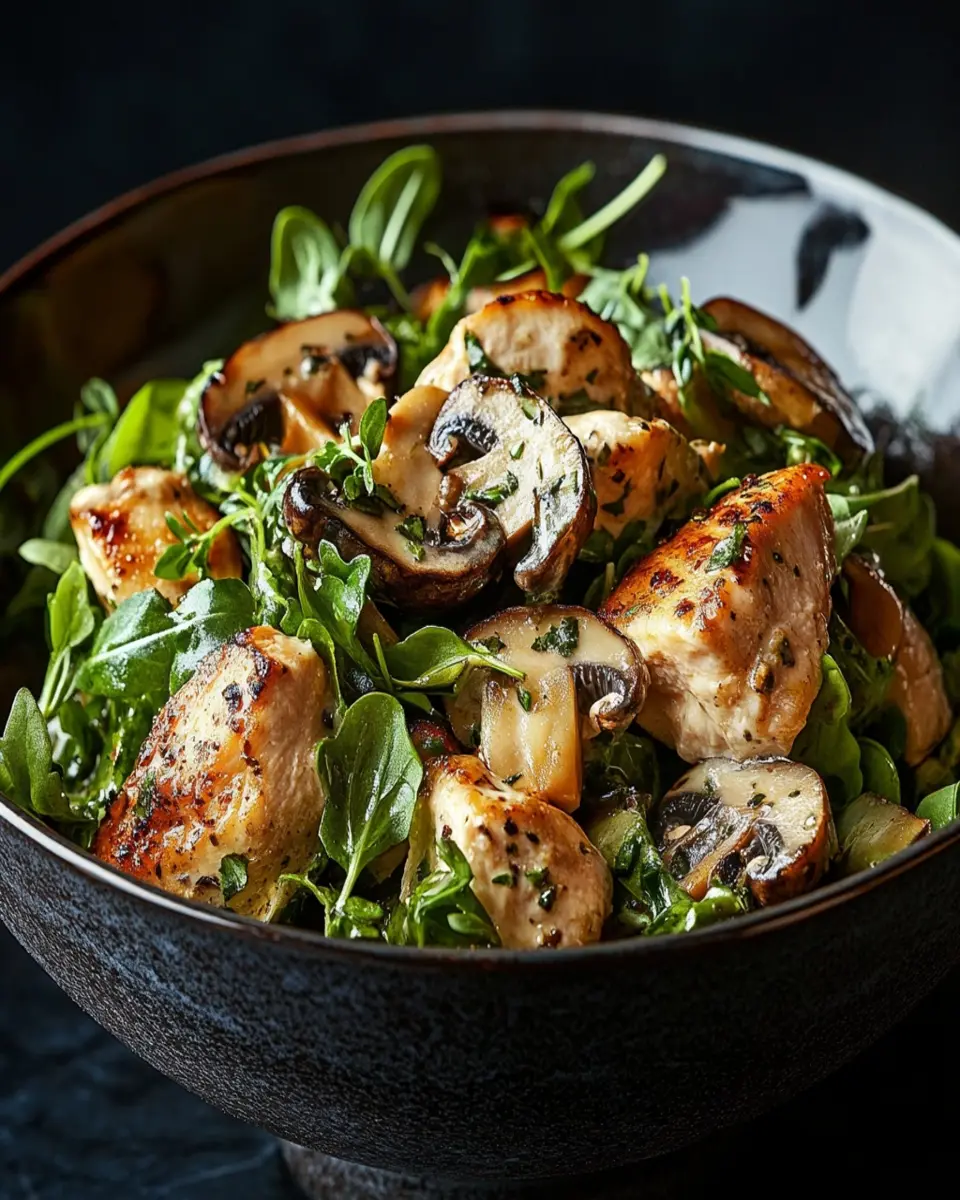 Creamy Chicken Mushroom Salad 'Sherlock': A Cozy Delight 5