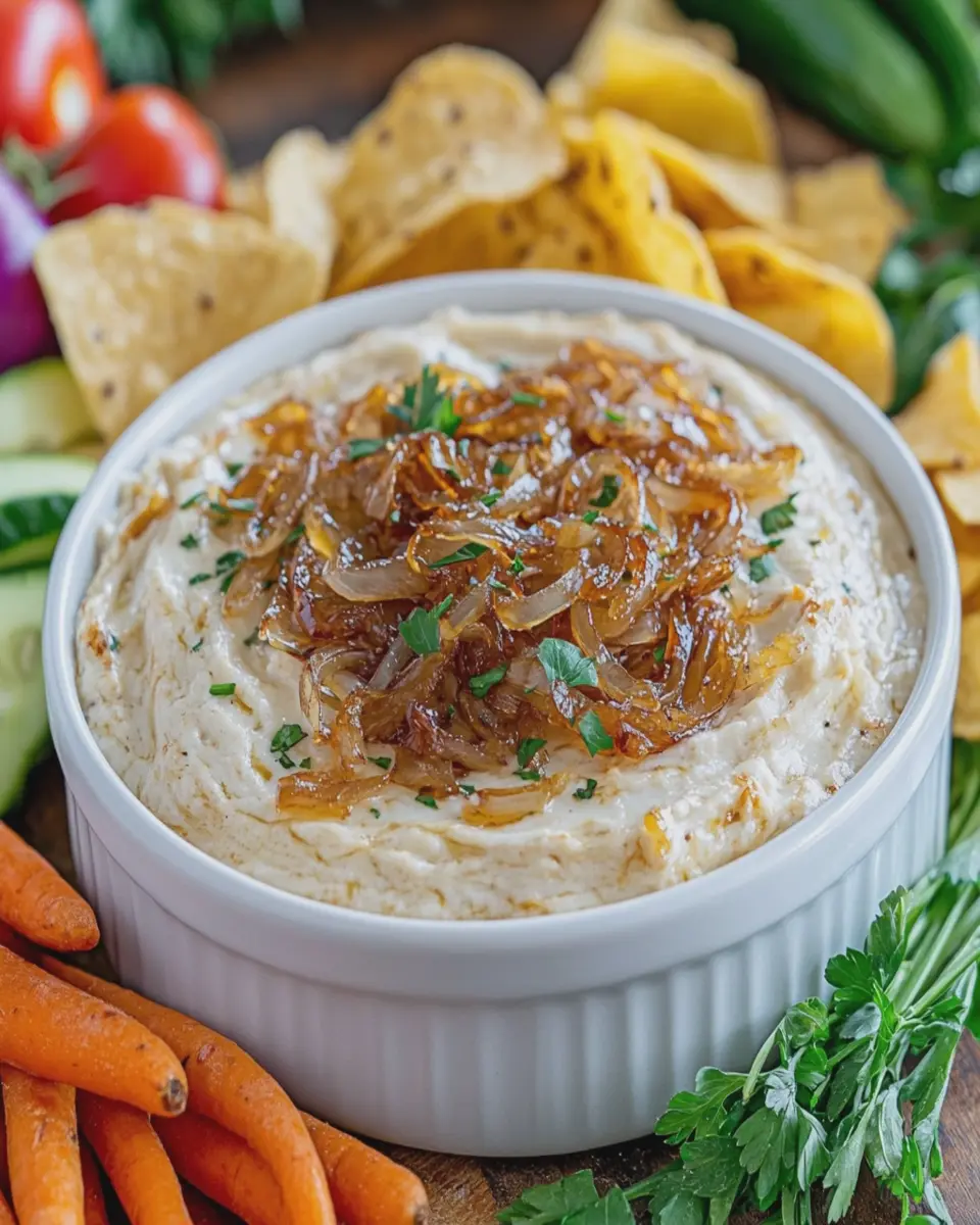 Caramelized Onion Dip: Irresistibly Creamy and Flavor-Packed