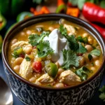 Keto White Chicken Chili First Image First Image
