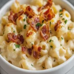 Cauliflower Mac ‘N Cheese with English Cheddar and Bacon First Image First Image