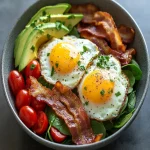 Keto Bacon and Egg Breakfast Bowls First Image First Image
