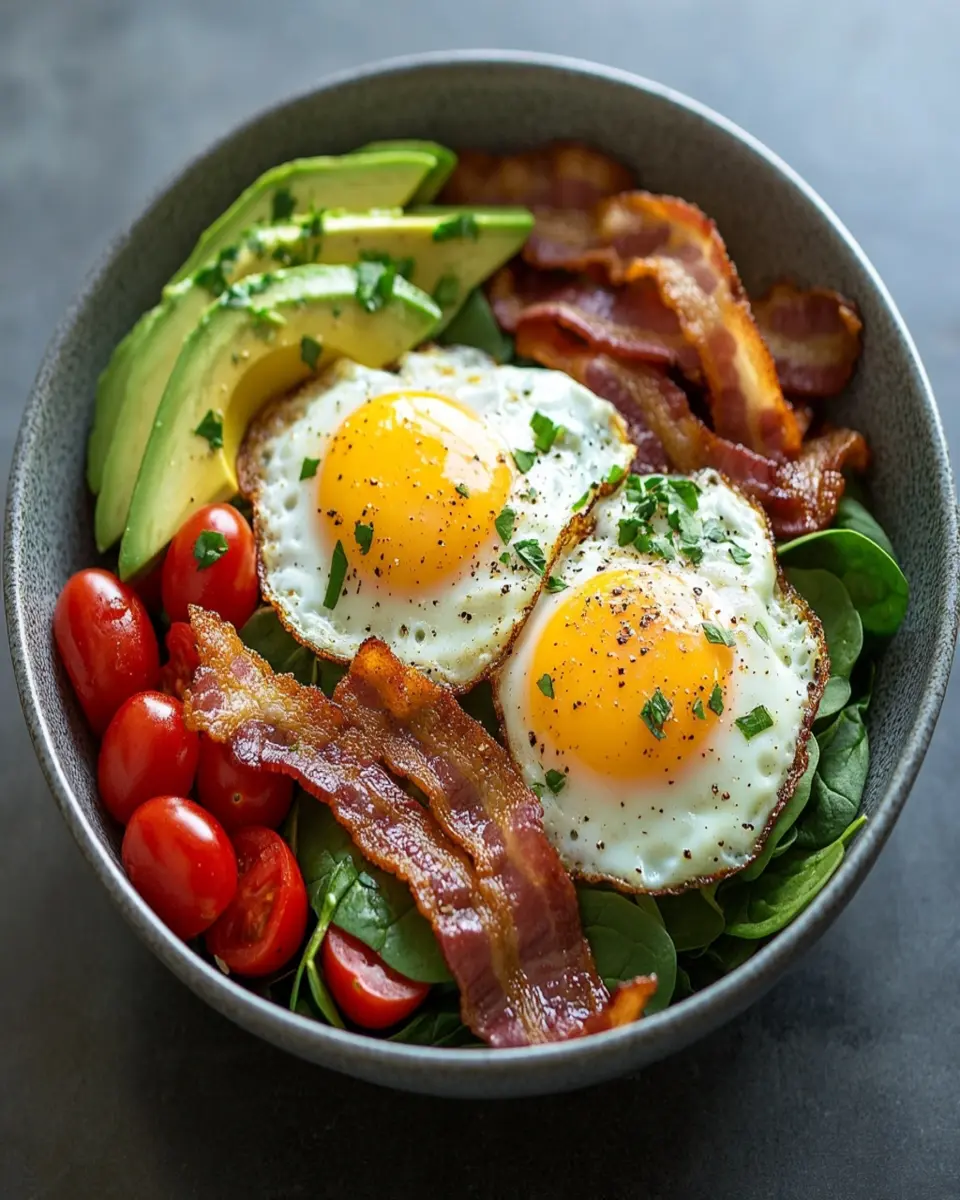 Keto Bacon and Egg Breakfast Bowls: Easy Morning Bliss