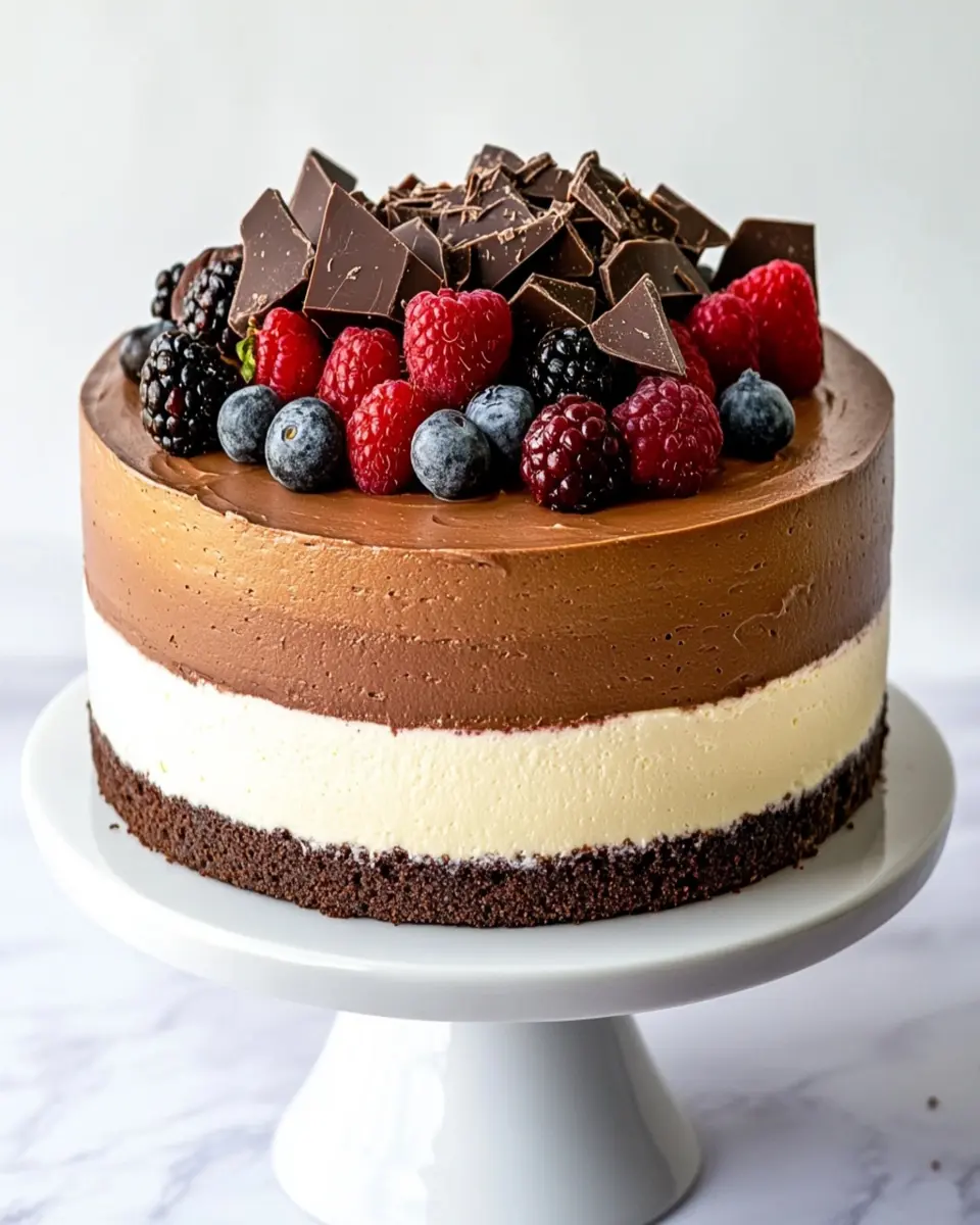Home 3 Triple Chocolate Mousse Cake: Irresistibly Decadent Delight
