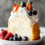 Light Sugar Free Low Carb Keto Angel Food Cake First Image First Image