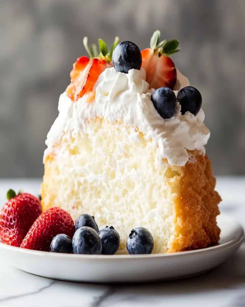 Light Sugar Free Low Carb Keto Angel Food Cake Bliss Awaits