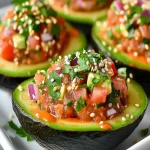 Spicy Tuna Stuffed Avocados First Image First Image