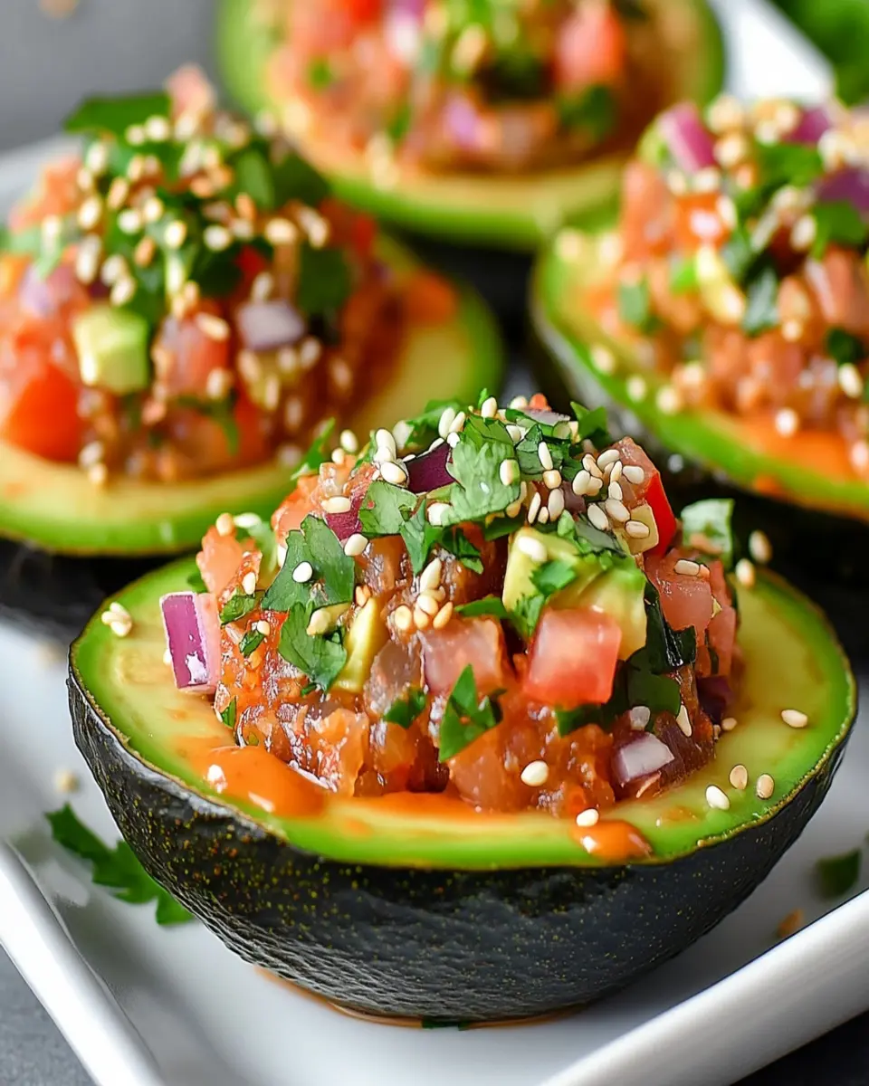 Home 2 Spicy Tuna Stuffed Avocados: Easy, Guilt-Free Delish!