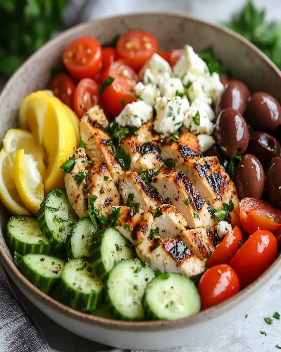 Low Carb Keto Greek Chicken Bowls: Easy Delight in Every Bite 5
