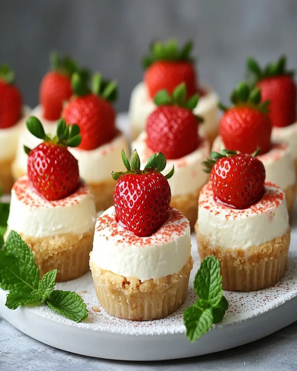 No Bake Mini Low Carb Keto Strawberry Cheesecakes You’ll Adore 6 l1awygzjqciaghqmyqza