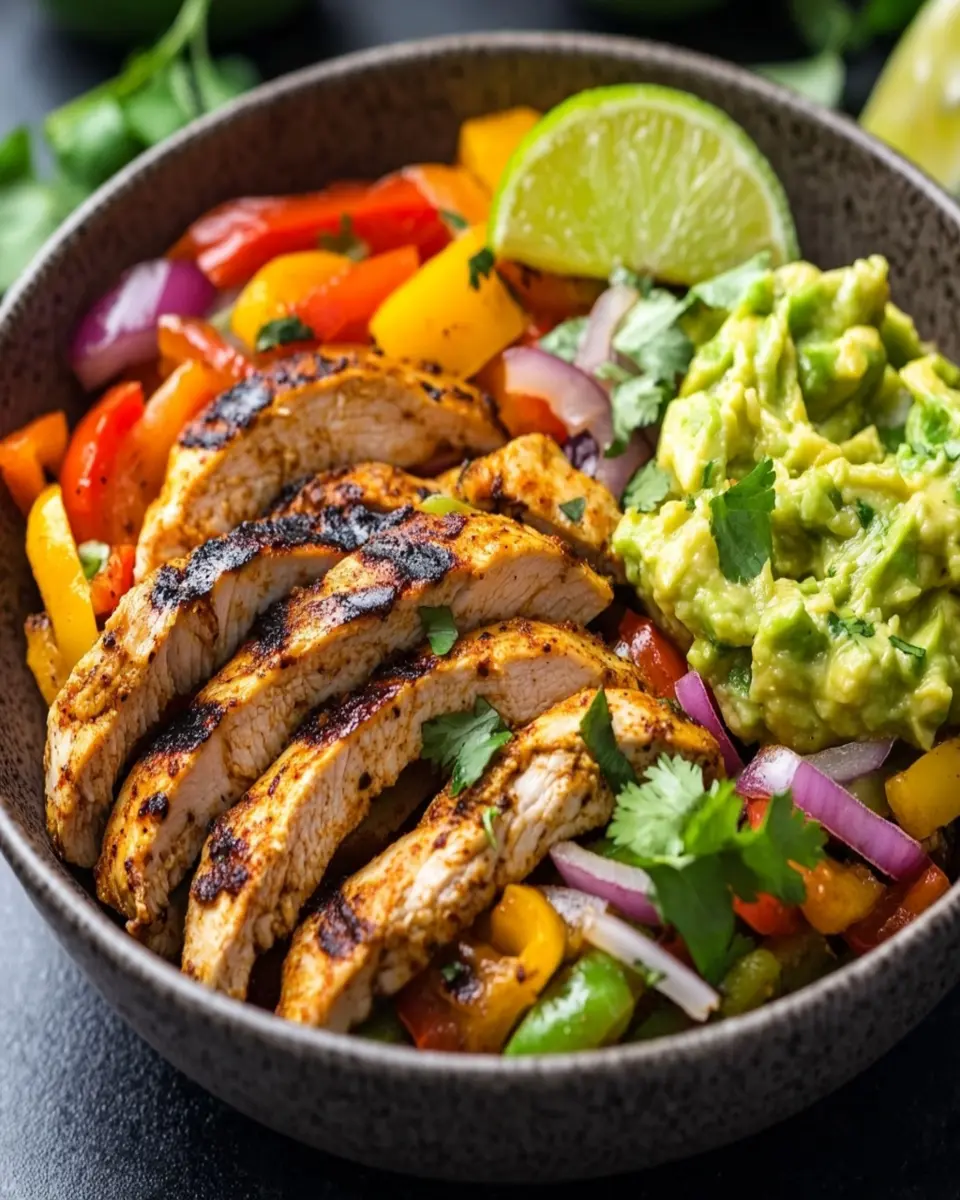 Keto Chicken Fajita Bowl: Easy, Flavor-Packed Weeknight Delight