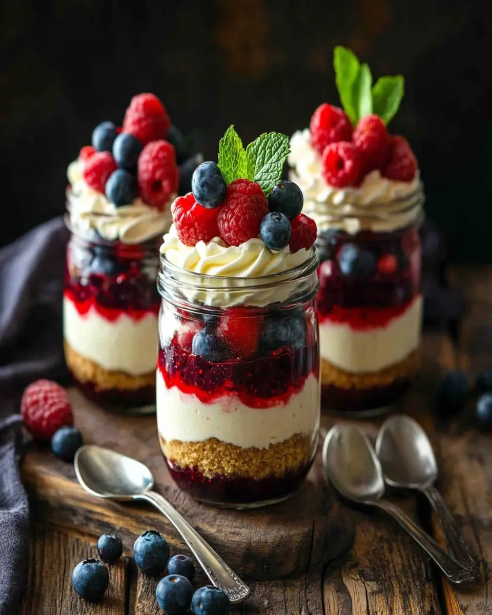 Keto Berry Cheesecake Trifle: Easy Mason Jar Delight! 7