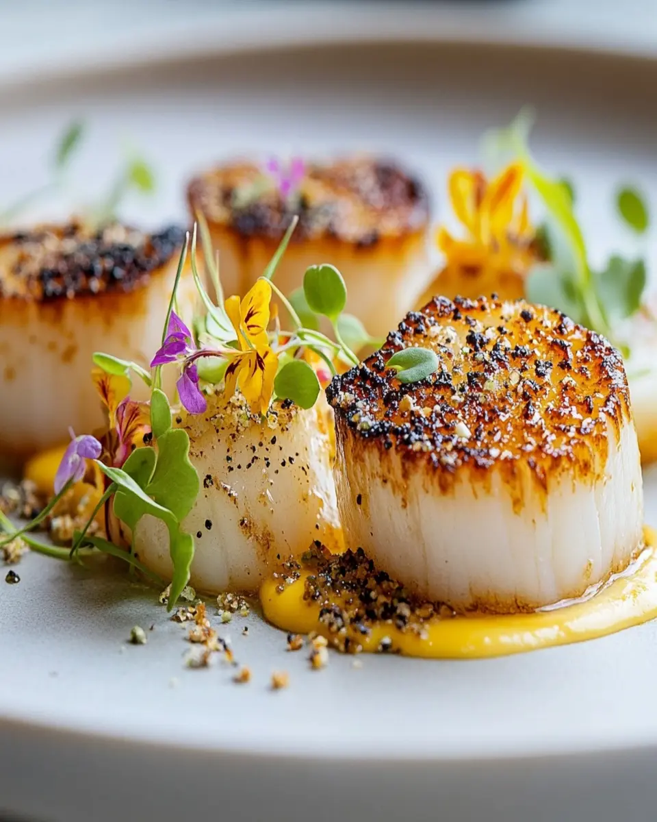 Seared Scallops with Wasabi Mayo: Irresistibly Bold Bites