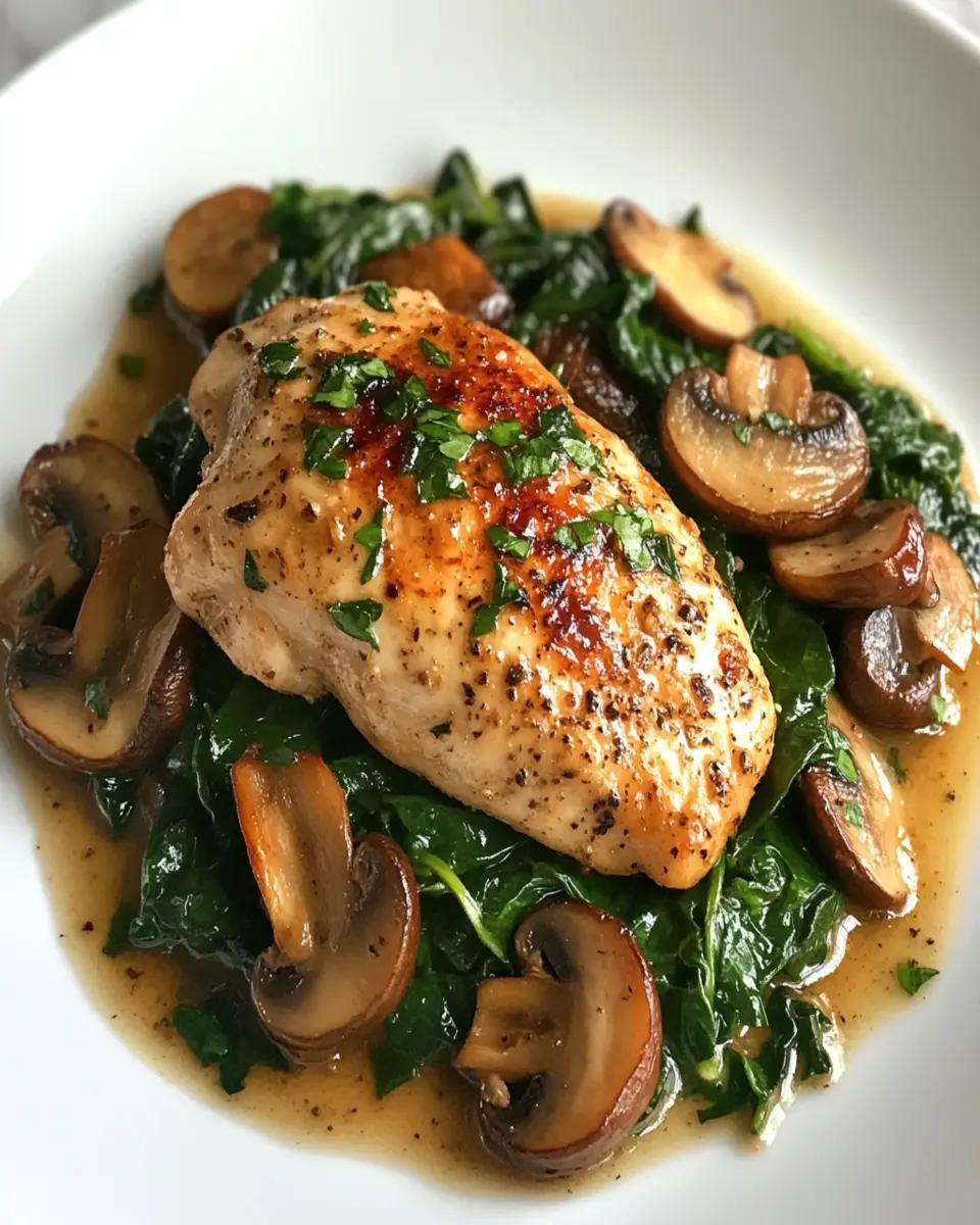 Keto Chicken Spinach Mushroom: Creamy Delight You'll Adore 7
