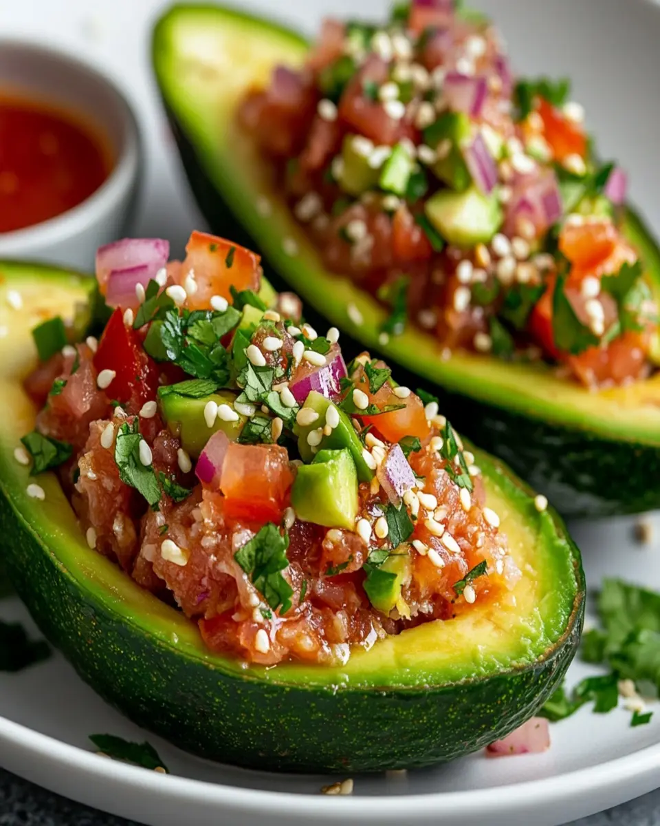Spicy Tuna Stuffed Avocados: Easy, Guilt-Free Delish! 6