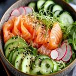 Keto Smoked Salmon Sushi Bowl First Image First Image