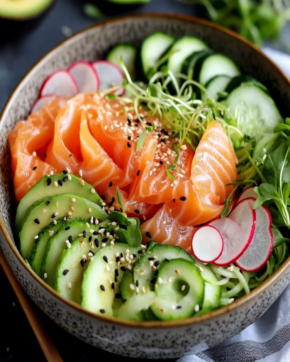 Keto Smoked Salmon Sushi Bowl: Easy, Fresh, and Irresistible!