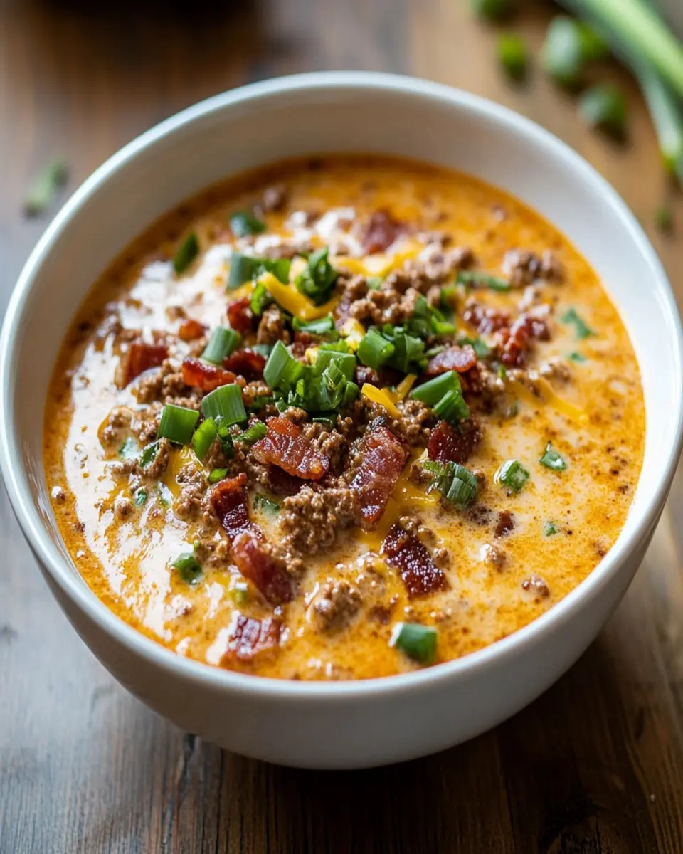 Keto Bacon Cheeseburger Soup: Indulgent Comfort in a Bowl 6