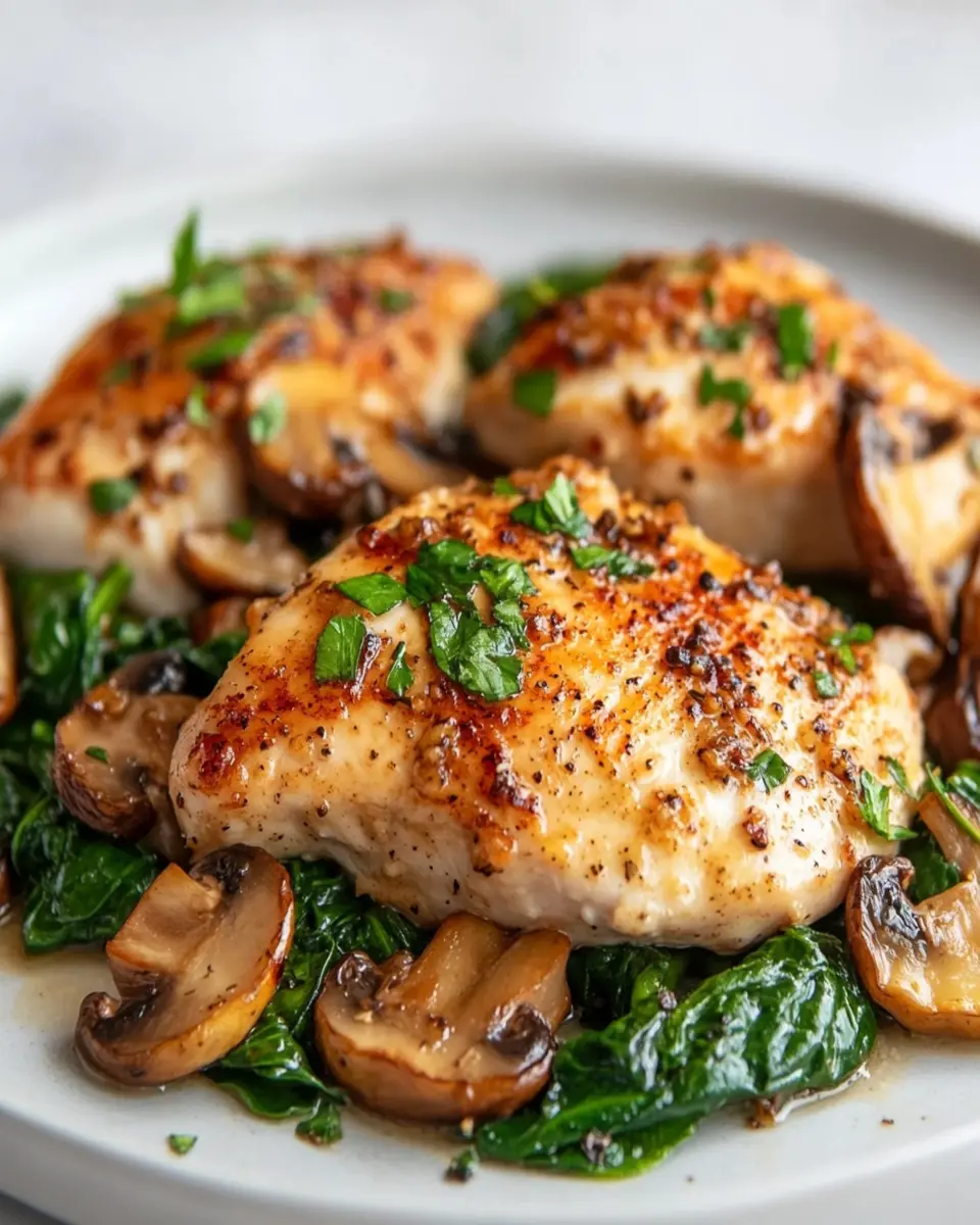 Keto Chicken Spinach Mushroom: Creamy Delight You'll Adore 5