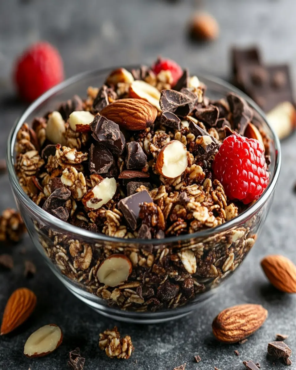 Chocolate Nut Granola: The Indulgent Breakfast You’ll Crave 5 pjd8ns6zkw0jkir5k9lz