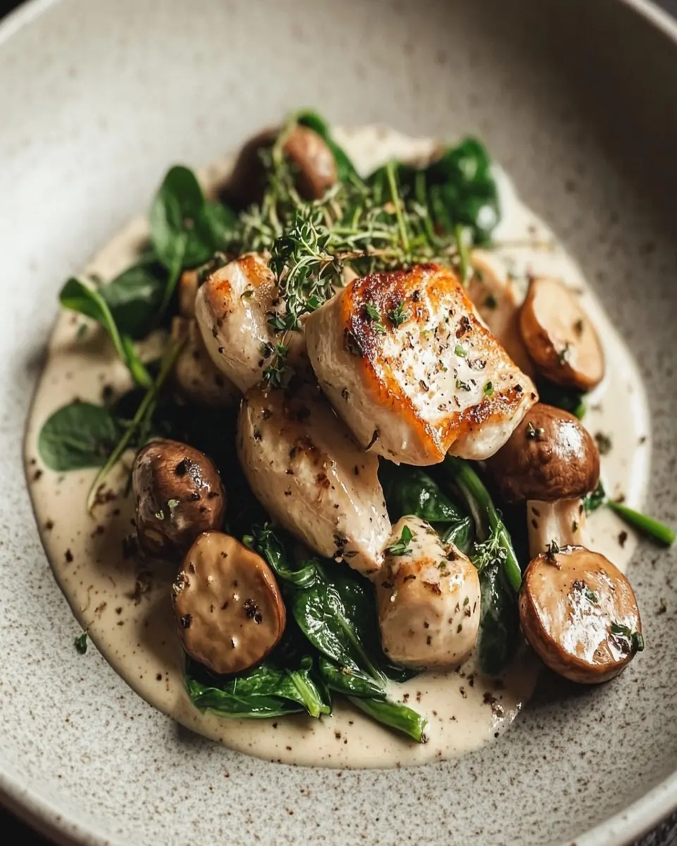 Keto Chicken Spinach Mushroom: Creamy Delight You’ll Adore