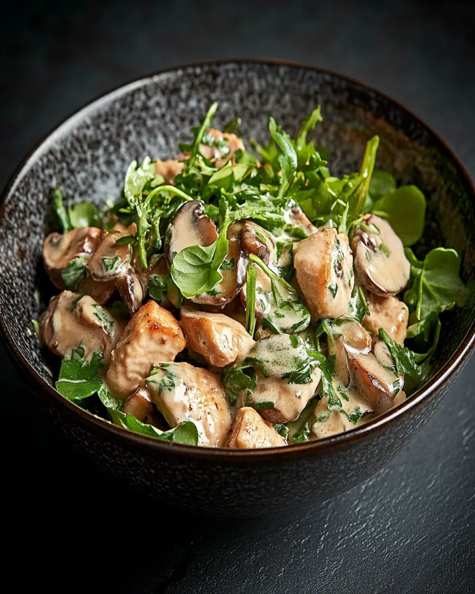 Creamy Chicken Mushroom Salad 'Sherlock': A Cozy Delight 7 smcagf7uug6vu9wuttdu
