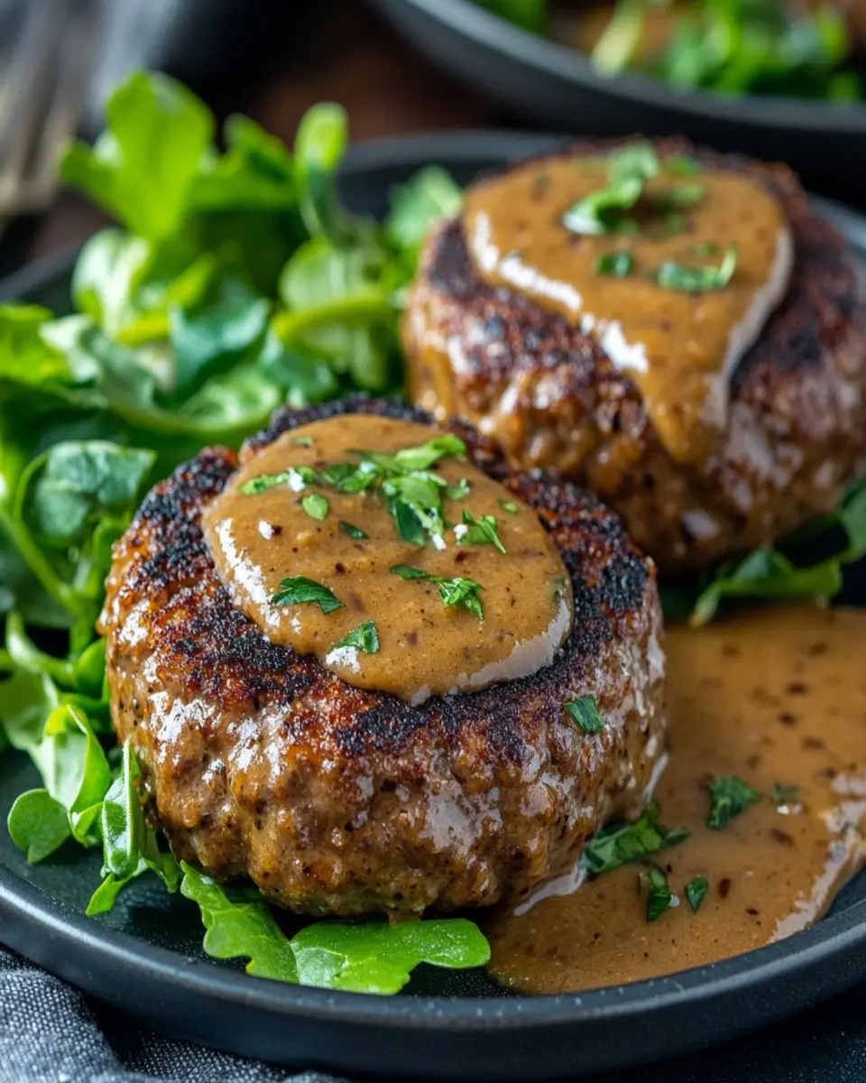 Keto Sausage Burgers in Keto Gravy That’ll Delight Your Tastebuds